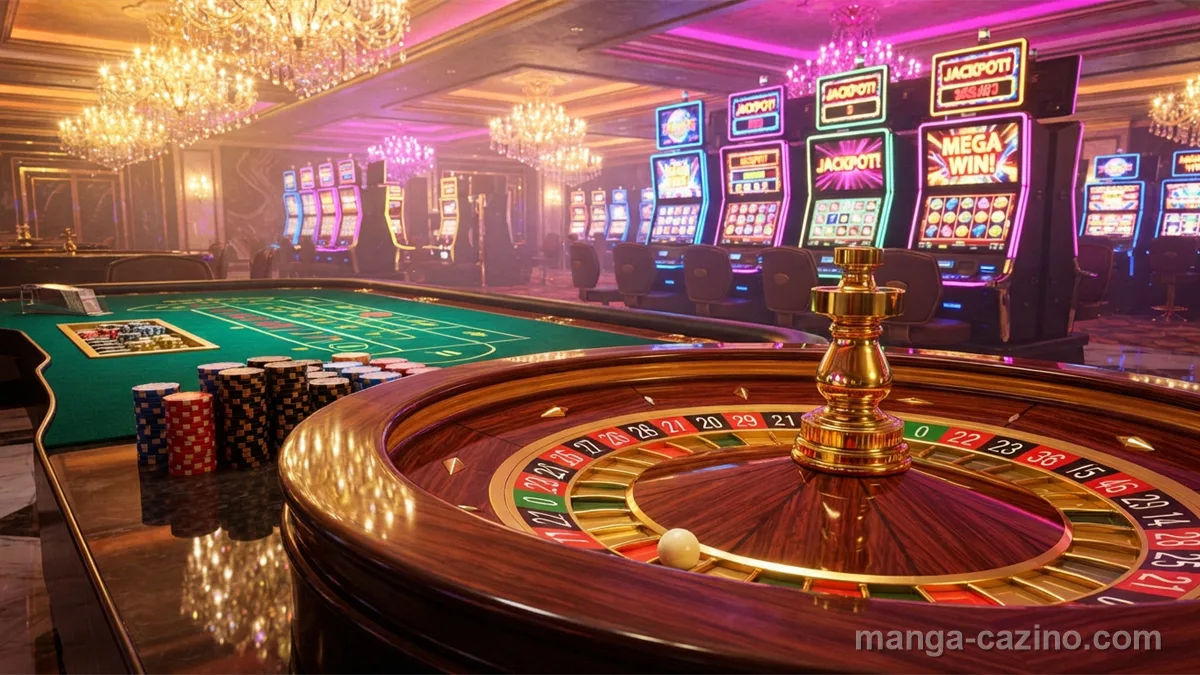 Manga Casino officiële mobiele app interface op smartphone scherm